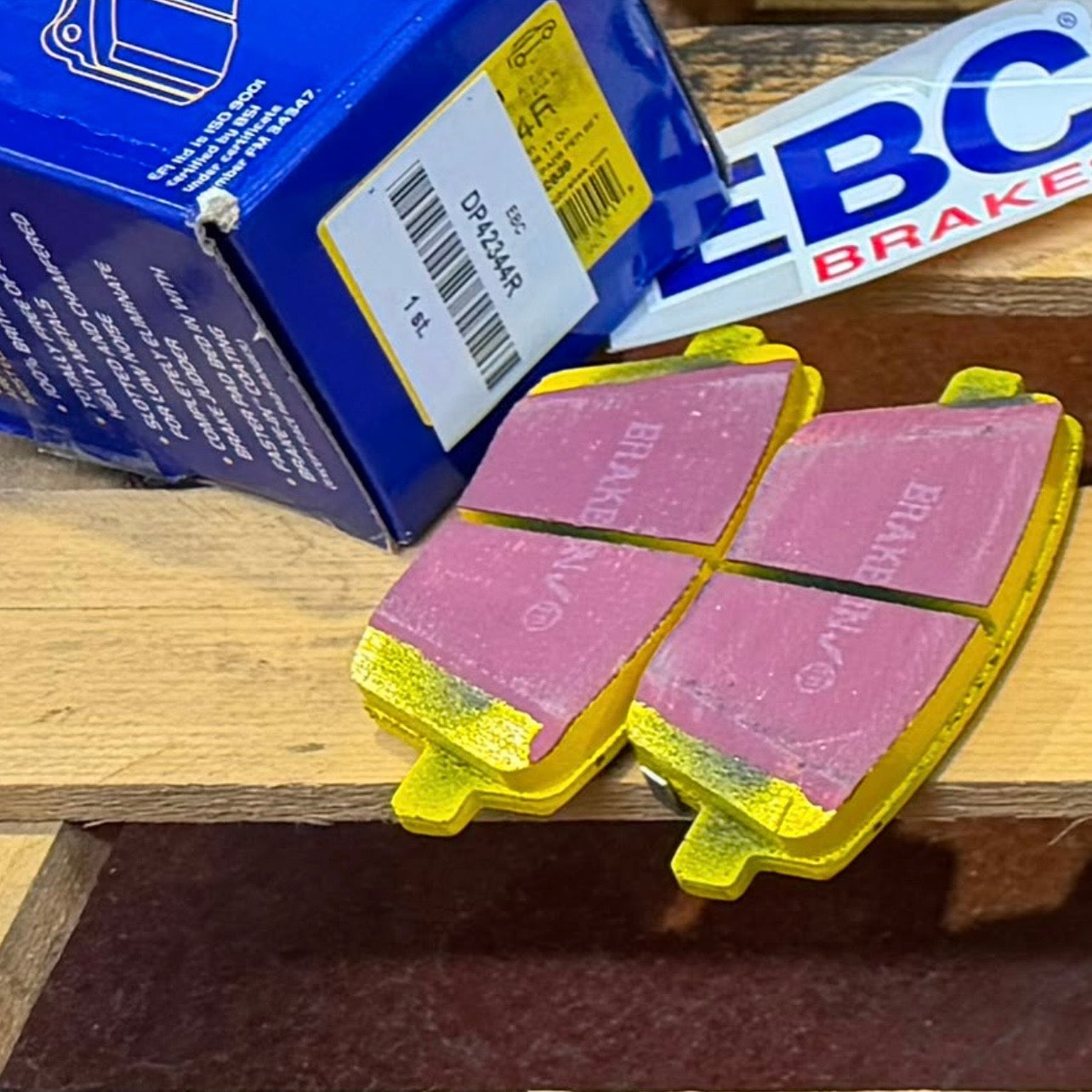 EBC Brakes YellowStuff DP42344R - pastiglie freno vista frontale