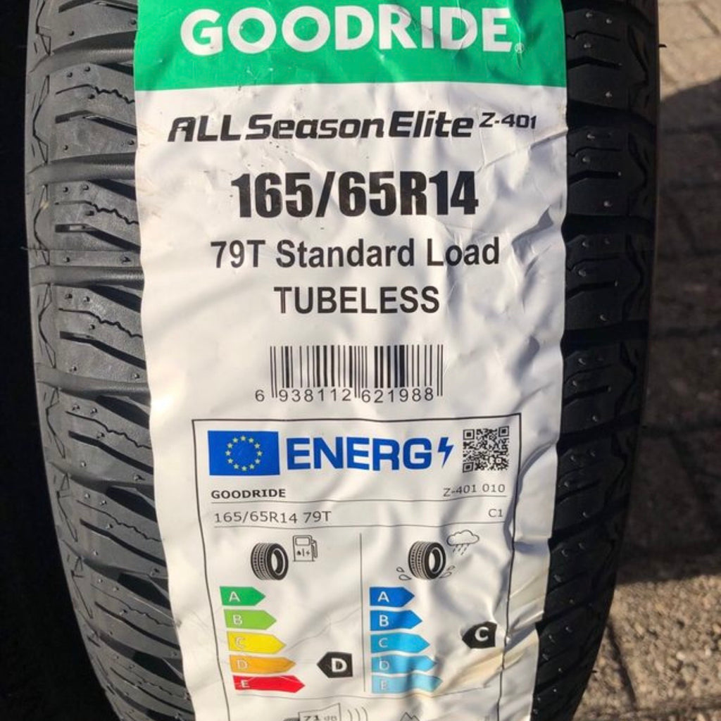 Etichetta Goodride All Season Elite Z-401 165/65R14 79T - classe D/C 71dB EAN 6938112621988
