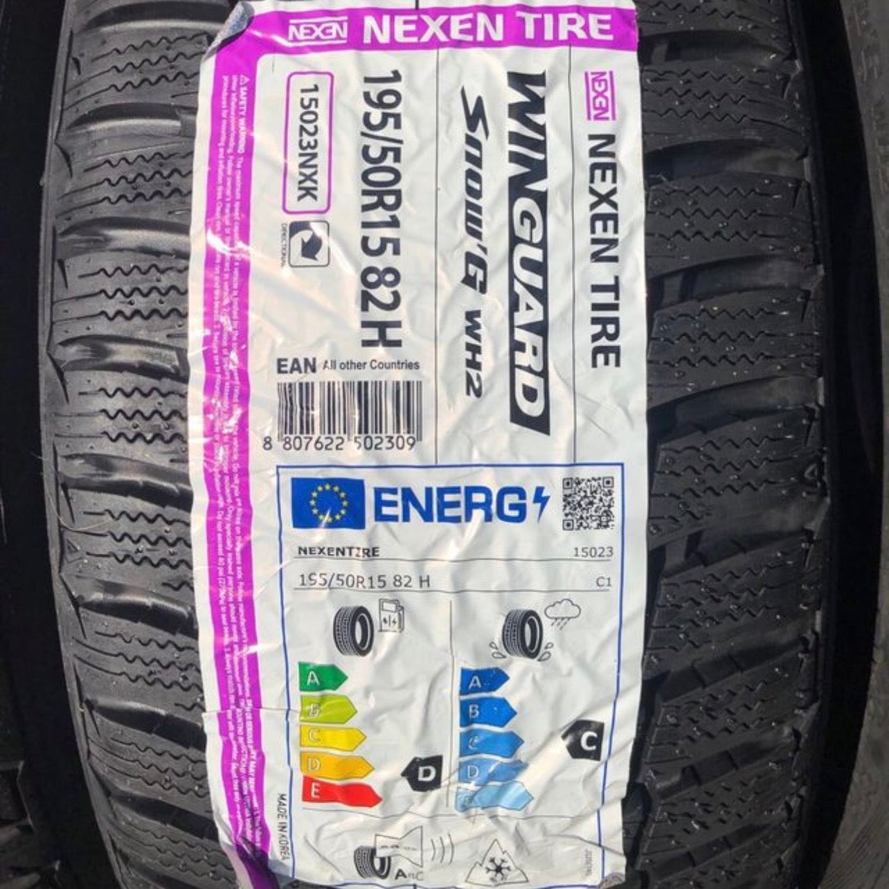 Fianco Nexen Winguard Snow'G WH2 - M+S e simbolo neve