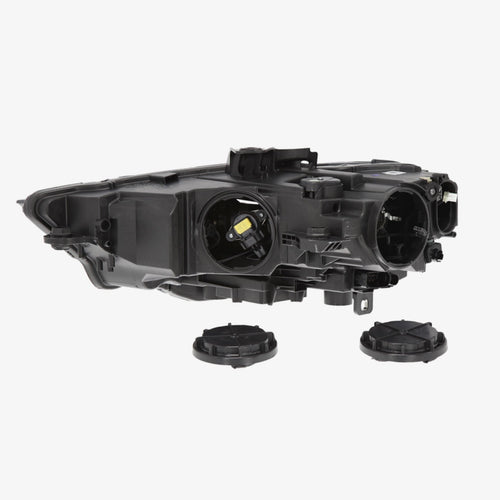 Faro anteriore Valeo DX Audi A3 - vista posteriore con coperchi e modulo LED