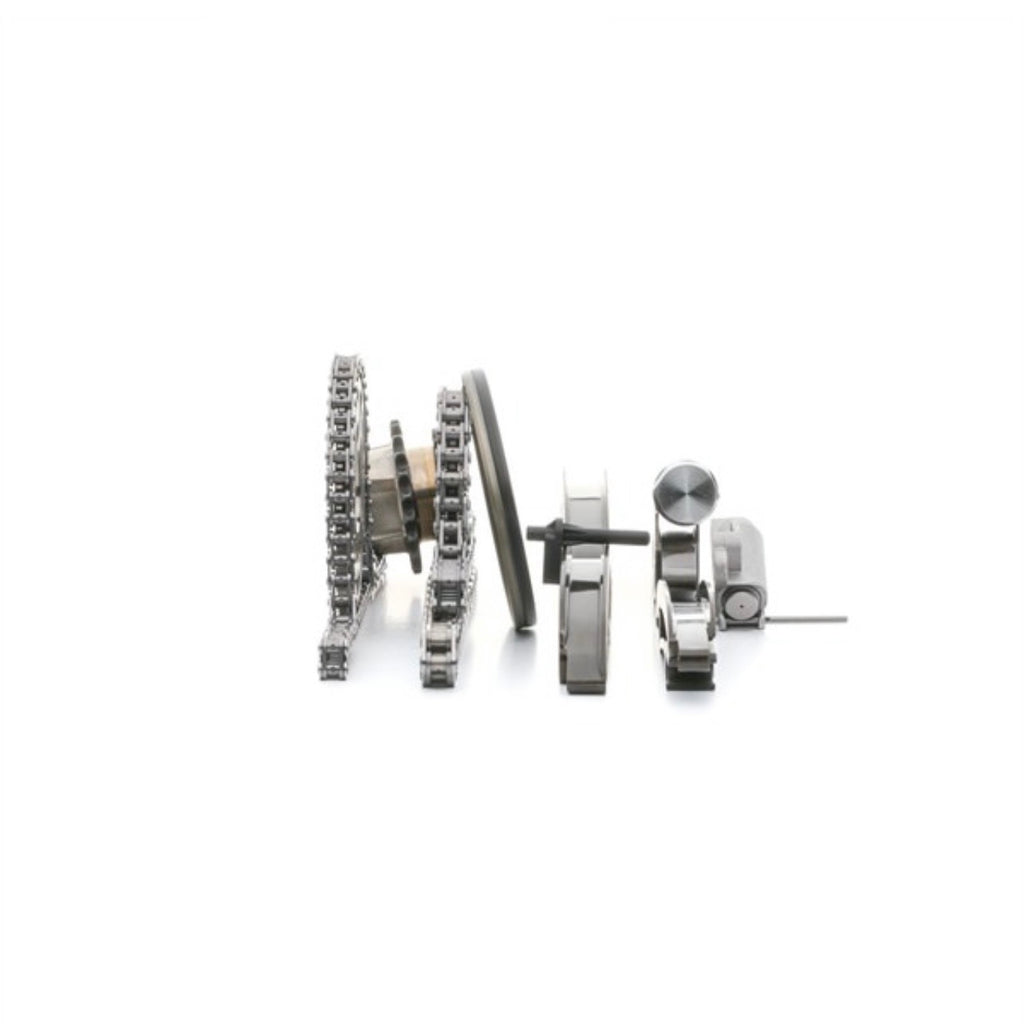 Kit catena distribuzione Ridex - vista laterale pignoni e tenditore