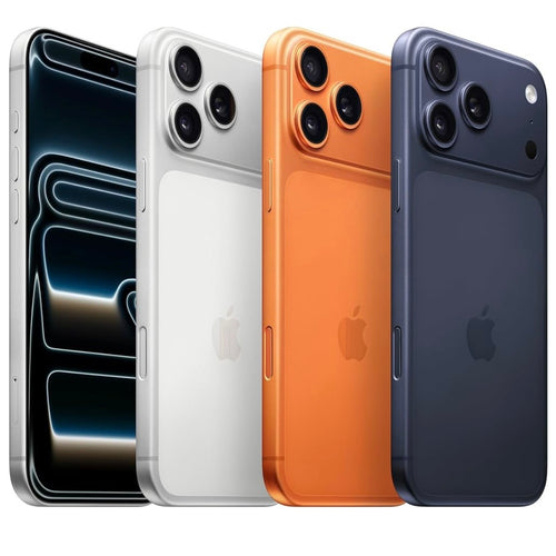 Apple iPhone 17 Pro Max – tutti i colori: Arancione Cosmico, Argento, Blu Profondo