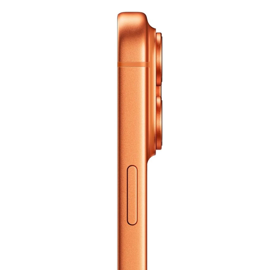 Apple iPhone 17 Pro Max Arancione Cosmico – vista laterale
