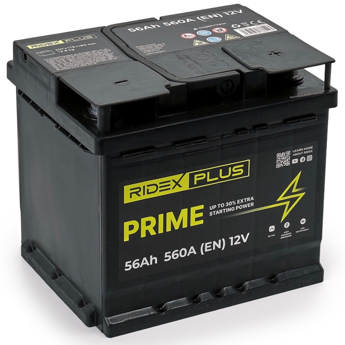 Batteria Ridex Plus Prime 56Ah 12V 560A EN