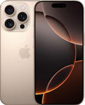 iPhone 16 Pro Titanium Sand fronte e retro