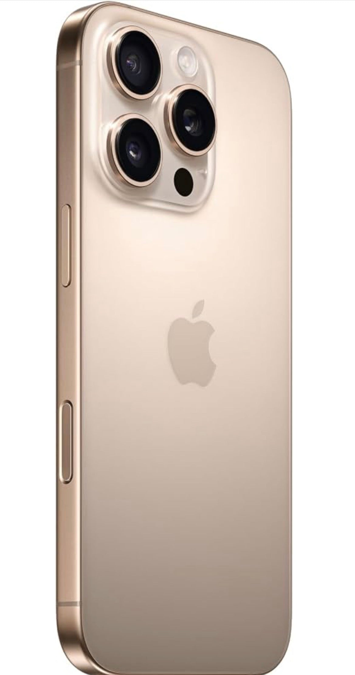 iPhone 16 Pro Titanium Sand vista laterale