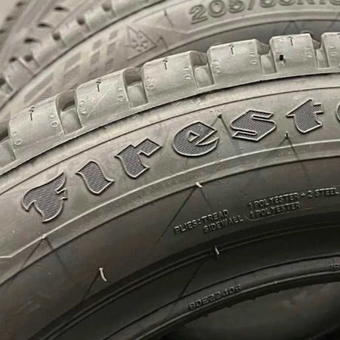 Fianco Firestone Multiseason2 - logo e costruzione 1 Polyester 2 Steel