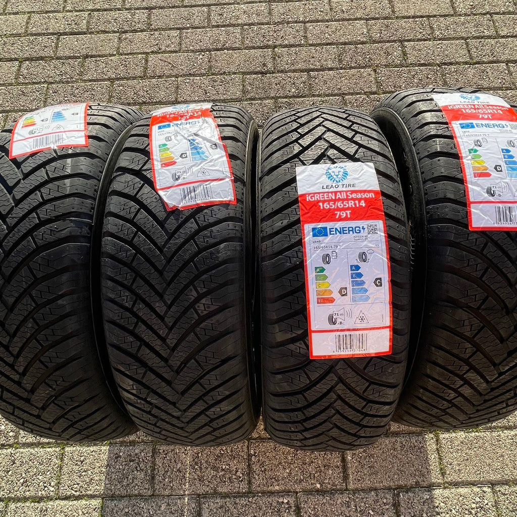 Set 4 Leao iGreen All Season 165/65R14 79T - vista frontale set completo