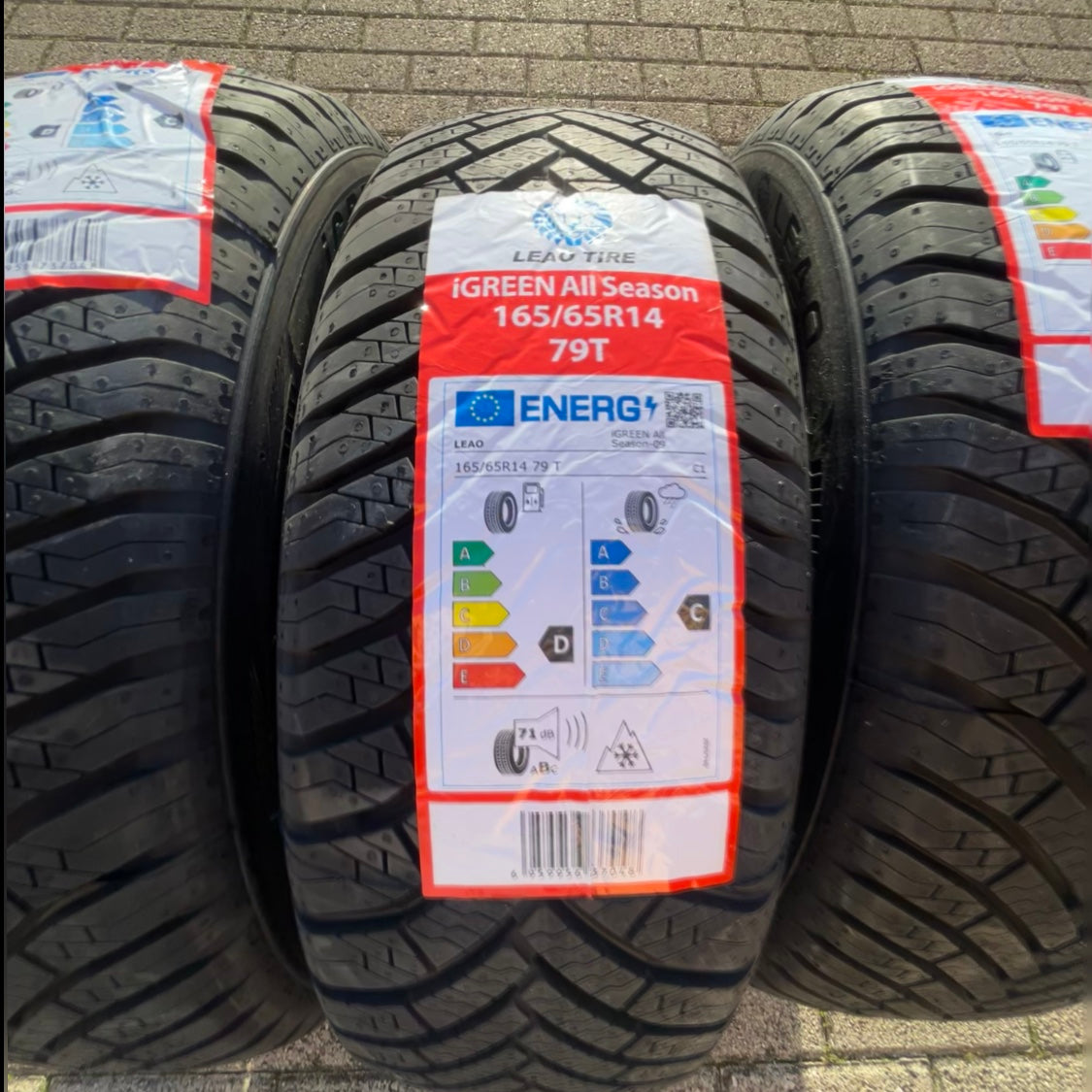 Etichetta EU Leao iGreen All Season 165/65R14 - efficienza D aderenza C 71dB